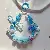 Hand-painted Beads & Heavy Industry Craft Wholesale Supply - sky blue