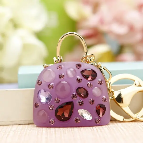 Jelly Satchel Violet-Single OPP Bag Packaging,chaincharmsupply.com