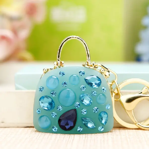 Jelly satchel blue-single OPP bag packaging,chaincharmsupply.com