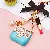 Wholesale Pearl Small Fragrance Bag Charm & Keychain Supply - Oil dripping small satchel sky blue-single OPP bag packaging