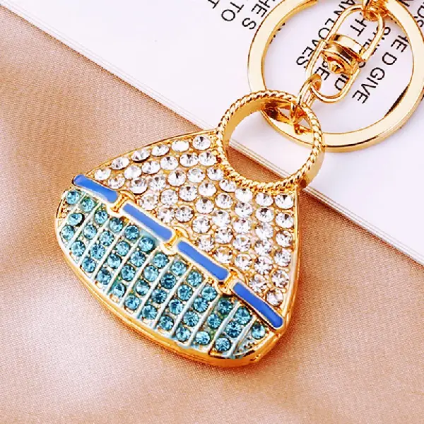 Small hand-held shoulder bag blue-single OPP bag packaging,chaincharmsupply.com