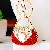 Wholesale Pearl Small Fragrance Bag Charm & Keychain Supply - Love satchel red - single OPP bag packaging