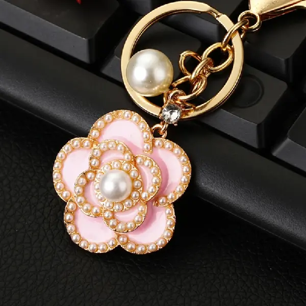 Xiaoxiangfeng Pearl Rose Pink-single OPP bag packaging,chaincharmsupply.com