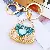 Wholesale Pearl Small Fragrance Bag Charm & Keychain Supply - Pearl love small shoulder bag blue-single OPP bag packaging