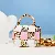 Wholesale Pearl Small Fragrance Bag Charm & Keychain Supply - Small fragrant style shoulder bag in pink and white - single OPP bag packaging