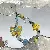Wholesale Hand-painted Butterfly Phone Charms Supply - yellow butterfly
