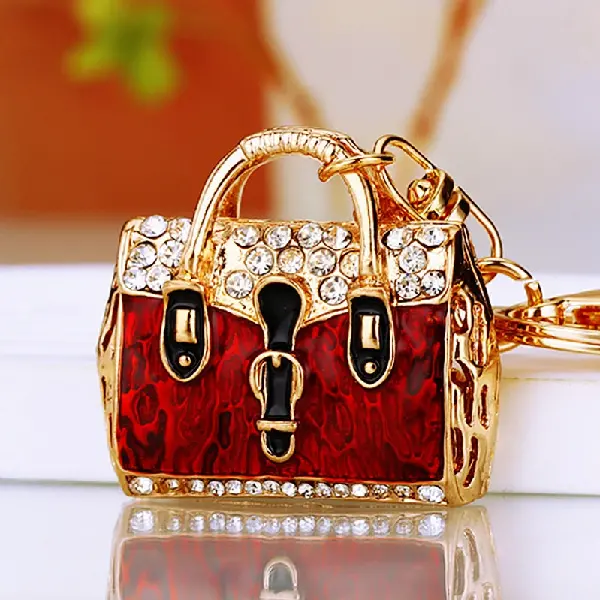 Leopard print small shoulder bag red-single OPP bag packaging,chaincharmsupply.com