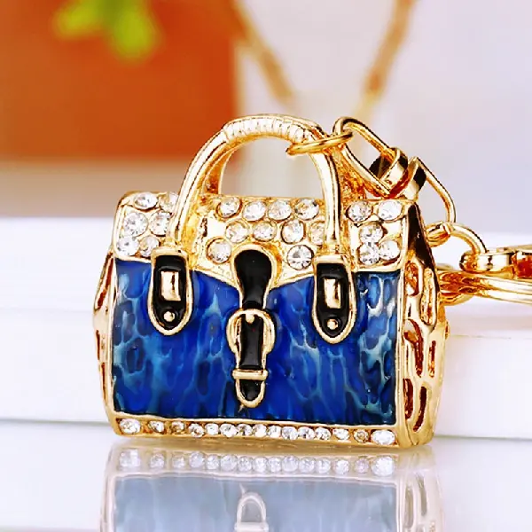 Leopard print small shoulder bag blue-single OPP bag packaging,chaincharmsupply.com