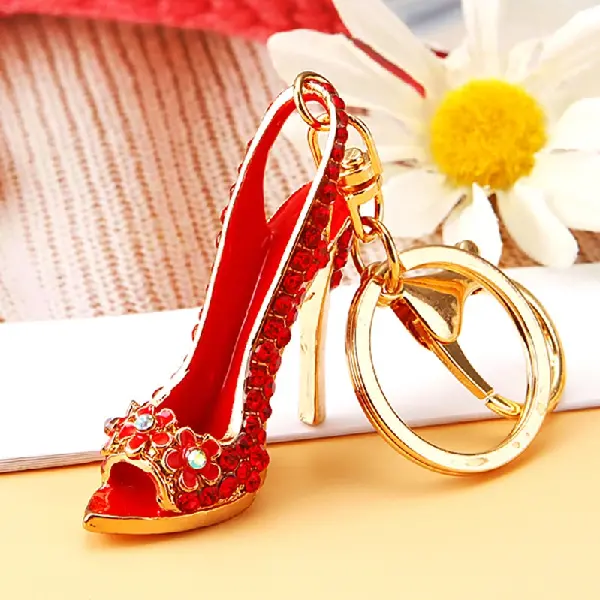 Fish mouth high heels red - single OPP bag packaging,chaincharmsupply.com