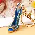 Wholesale Pearl Small Fragrance Bag Charm & Keychain Supply - Fish mouth high heels blue-single OPP bag packaging