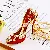 Wholesale Pearl Small Fragrance Bag Charm & Keychain Supply - Star high heels red-single OPP bag packaging