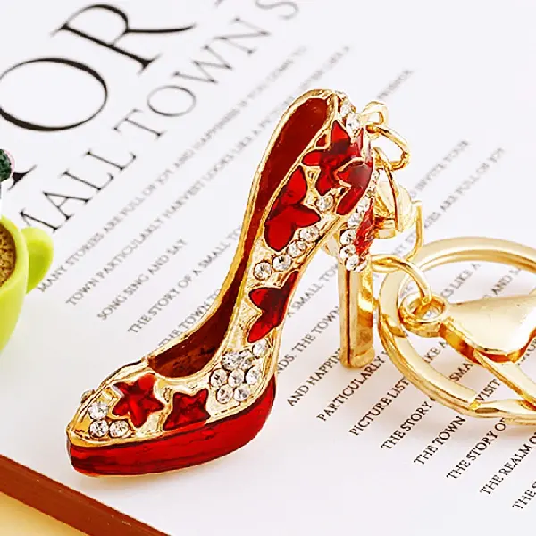 Star high heels red-single OPP bag packaging,chaincharmsupply.com