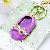 Wholesale Pearl Small Fragrance Bag Charm & Keychain Supply - Bow Tie Shoes Purple-Single OPP Bag Packaging
