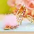 Wholesale Pearl Small Fragrance Bag Charm & Keychain Supply - Plush high heels pink-single OPP bag packaging