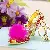 Wholesale Pearl Small Fragrance Bag Charm & Keychain Supply - Plush high heels rose red-single OPP bag packaging