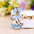 Pearl Small Fragrance Keychain Supply for Wholesale Retailers - Small slippers blue-single OPP bag packaging