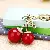 Wholesale Cute Rhinestone Lemon Keychain for Retailers - Rhinestone cherries-individually packaged