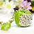 Wholesale Cute Rhinestone Lemon Keychain for Retailers - Big Green Apple-Individually Wrapped