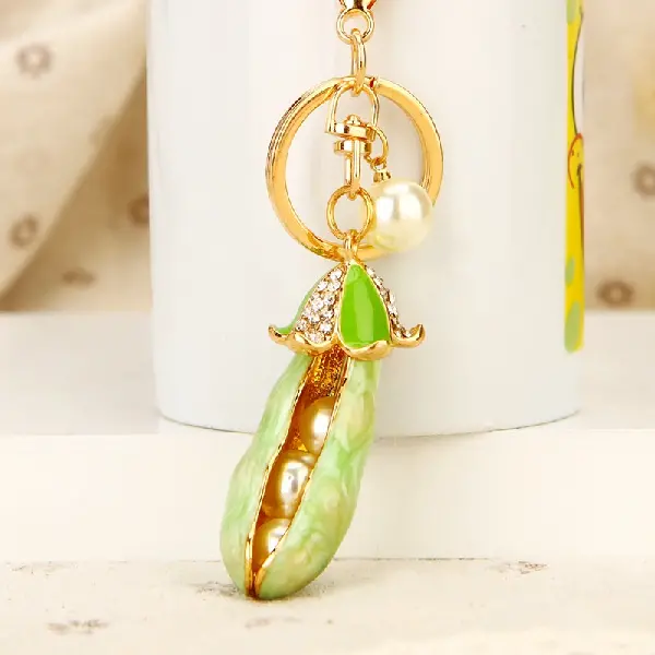 Oil dripping pea pods green-individually packaged,chaincharmsupply.com