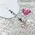 Wholesale Girly Korean Bow Keychain Phone Short Chain Supply - pink bow