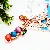 Wholesale Cute Rhinestone Lemon Keychain for Retailers - Colored Rhinestone peanuts-individually packaged