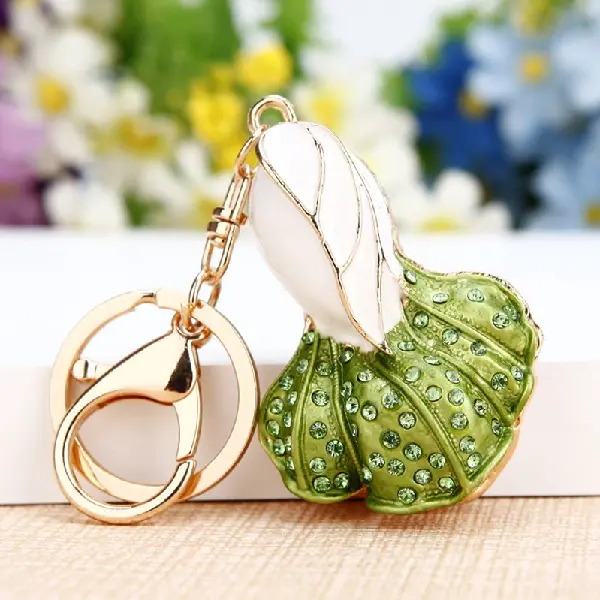 Metal cabbage green-individually packaged,chaincharmsupply.com