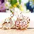 Wholesale Cute Rhinestone Lemon Keychain for Retailers - Metallic cabbage pink-individually packaged