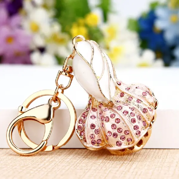 Metallic cabbage pink-individually packaged,chaincharmsupply.com
