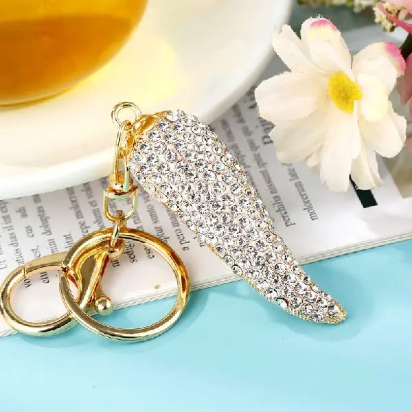 Full Rhinestone small pepper white-individually packaged,chaincharmsupply.com