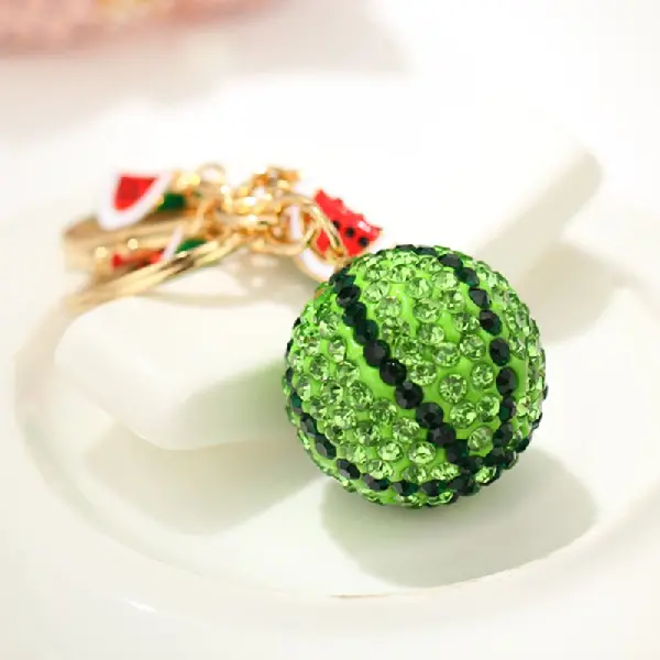Full Rhinestone watermelon-individually packaged,chaincharmsupply.com