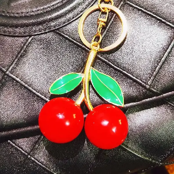 A732 double-sided cherry red-individually packaged,chaincharmsupply.com