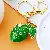Wholesale Cute Rhinestone Lemon Keychain for Retailers - A779 lemon concentric green-individually packaged