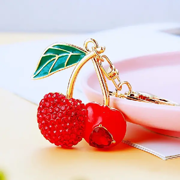 A736 Love Little Cherry Red-Individually Packaged,chaincharmsupply.com
