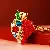 Wholesale Cute Rhinestone Lemon Keychain for Retailers - A735 colored Rhinestone small strawberries-individually packaged