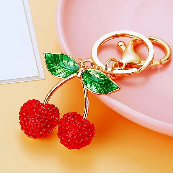 A733 new small cherry red-individually packaged,chaincharmsupply.com