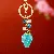 Wholesale Cute Rhinestone Lemon Keychain for Retailers - A731 jelly three-dimensional strawberry blue-individually packaged
