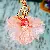 Wholesale Girly Heart Flower Car Keychain | Bag Charms Supply - Rich girl powder-single OPP bag packaging