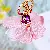 Wholesale Girly Heart Flower Car Keychain | Bag Charms Supply - Money to spend violets-single OPP bag packaging