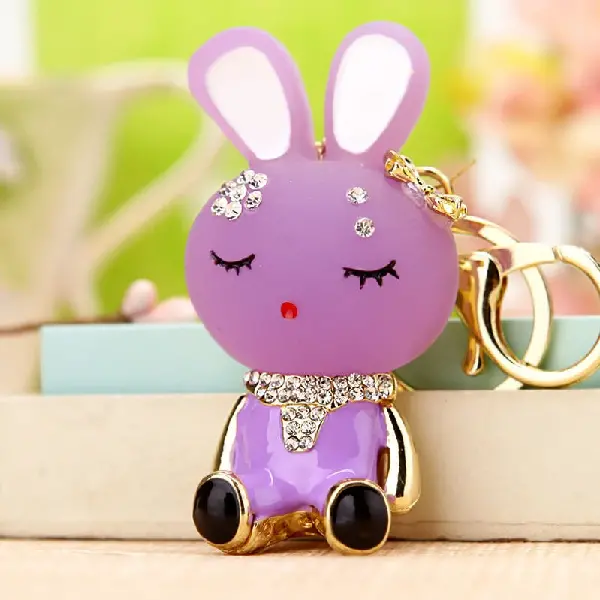 Rabbit Jelly Violet-Single OPP Bag Packaging,chaincharmsupply.com