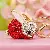 Wholesale Rhinestone Bear Car Key Charm Supply for Retailers - Full Rhinestone rabbit red-single OPP bag packaging