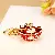 Wholesale Rhinestone Bear Car Key Charm Supply for Retailers - Fortune Little Yuanbao Red-single OPP bag packaging