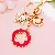Wholesale Four-Leaf Clover Love Lock Keychains for Retailers - Five-leaf clover rose-single OPP bag packaging