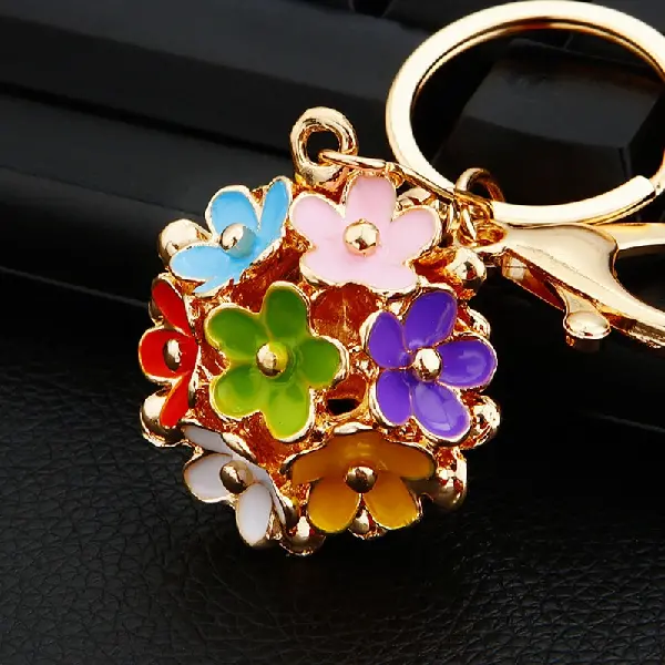 Hollow flower ball color-single OPP bag packaging,chaincharmsupply.com