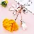 Wholesale Four-Leaf Clover Love Lock Keychains for Retailers - Metallic tassel yellow-single OPP bag packaging