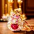 Wholesale Pearl Love Lucky Bag Keychains for Retailers - Pearl love lucky bag rose red-single OPP bag packaging