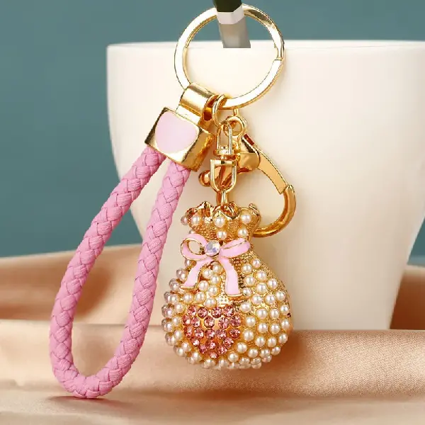 BV Pearl Love Lucky Bag Pink-Single OPP Bag Packaging,chaincharmsupply.com