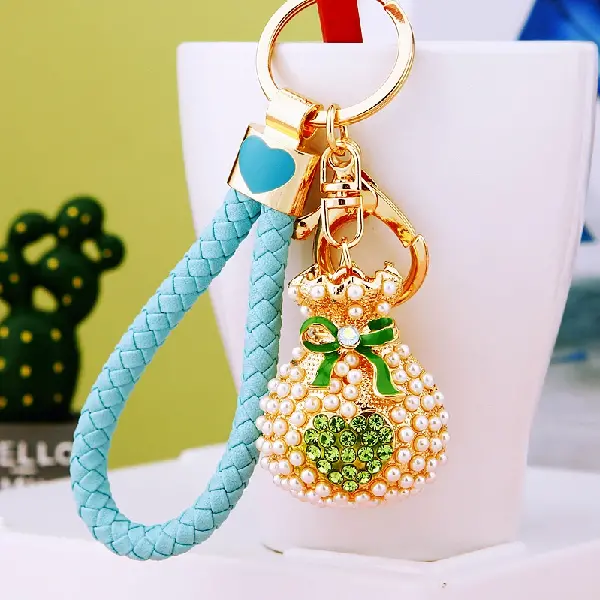 BV Pearl Love Lucky Bag Green-single OPP bag packaging,chaincharmsupply.com