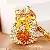 Wholesale Pearl Love Lucky Bag Keychains for Retailers - Rhinestone love bag yellow-single OPP bag packaging