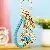 Wholesale Pearl Love Lucky Bag Keychains for Retailers - BV rhinestone love bag sky blue-single OPP bag packaging