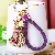 Wholesale Pearl Love Lucky Bag Keychains for Retailers - Deep purple BV+love lucky bag deep purple-single OPP bag packaging